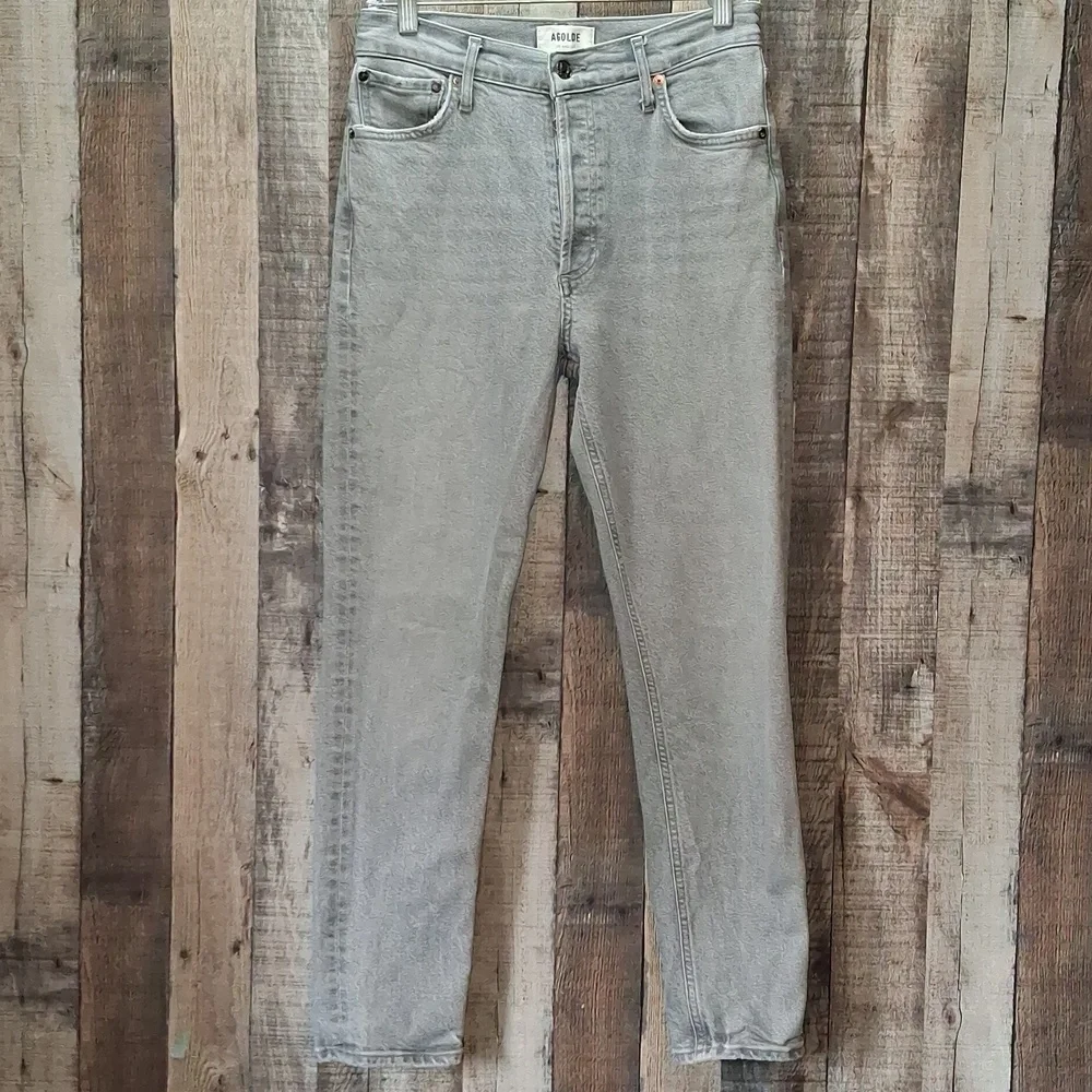 Women's AGOLDE Nico High Rise Slim In Chime Size 26 Jeans